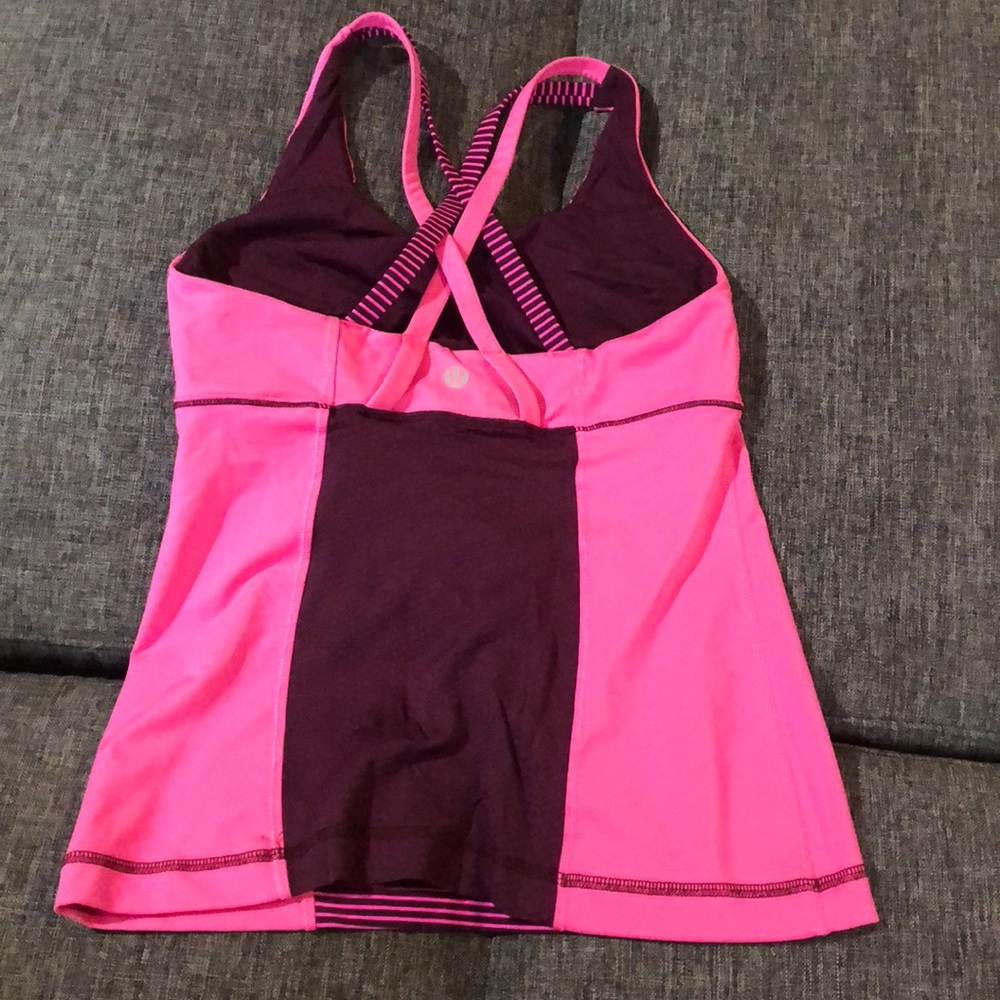 Lululemon Cool Racerback Braless Athletic tank - Picture 2 of 3